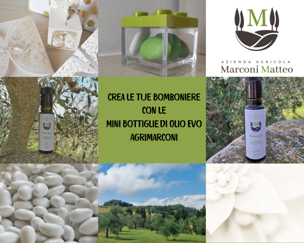 Mini Bottiglie olio per bomboniere_Agrimarconi